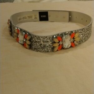 Asos Glitter Gemstone Belt, Size XS